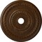 Ekena Millwork Cole Ceiling Medallion (Canopies up to 9 1/8"), 25 3/8"OD x 3 3/8"ID x 1 3/8"P, Root Beer Crackle CM25CORBC - alternate 1